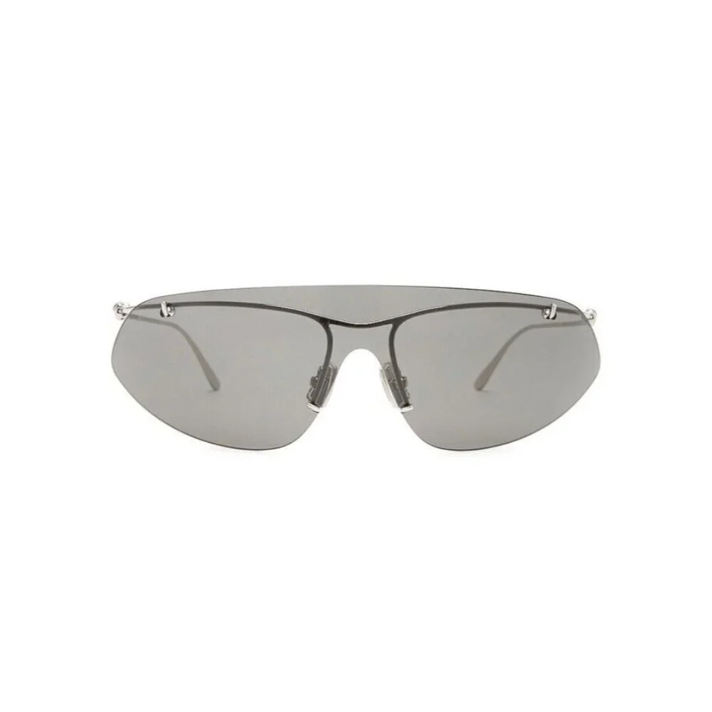 Bottega Veneta Knot Sunglasses Shiny Silver